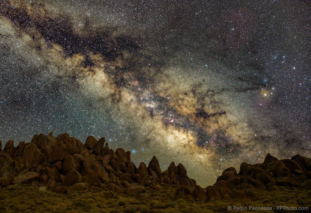 Milky Way over Alabama Hills